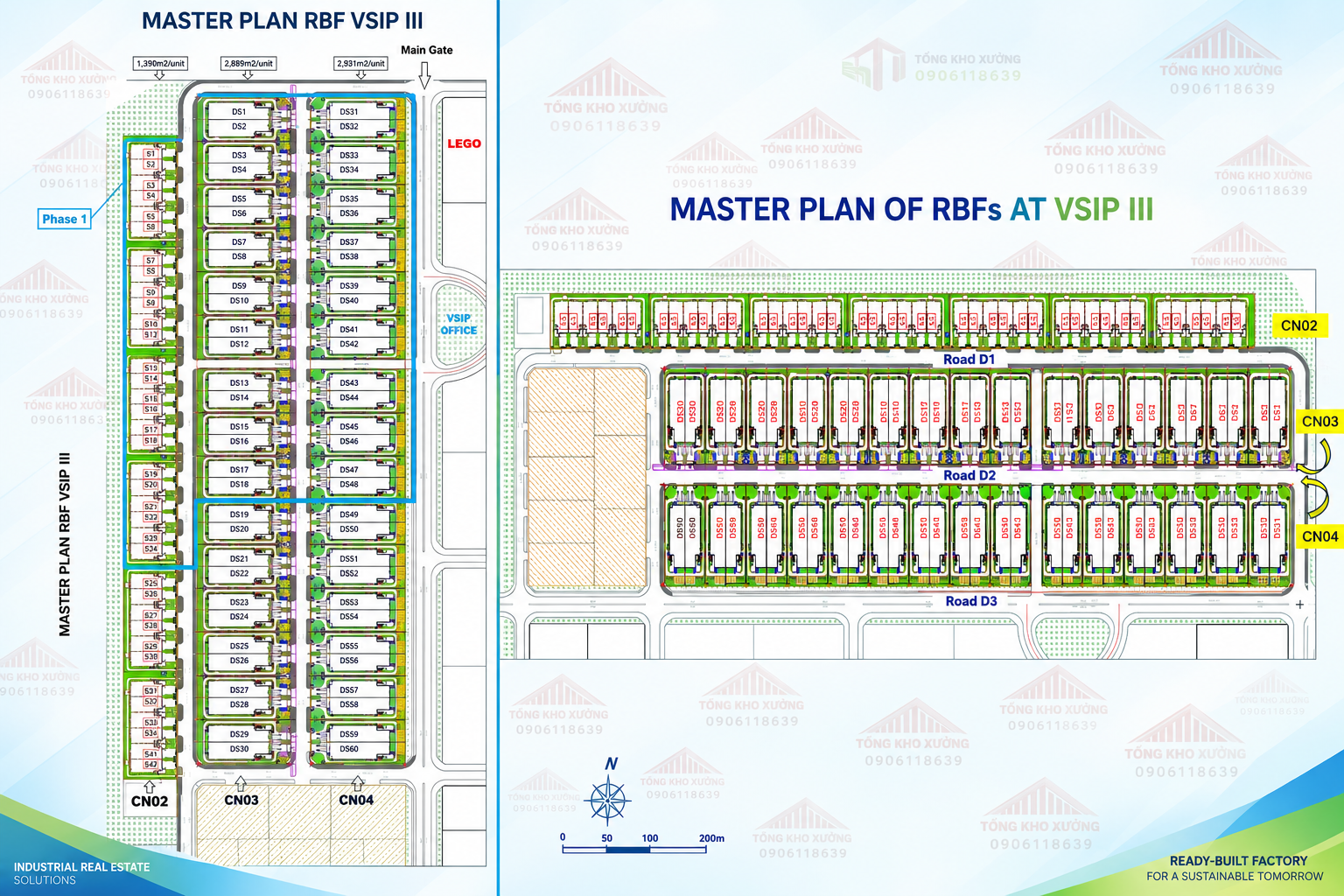 KCN VSIP III – Qũy Đất Công Nghiệp & Nhà Xưởng Cho Doanh Nghiệp Sản Xuất 10 KCN VSIP 3 master plan