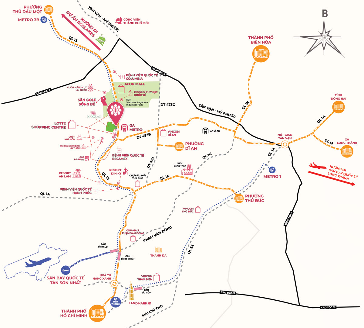 Setia Edenia Thuận An - Bình Dương 3 vi tri setia edenia