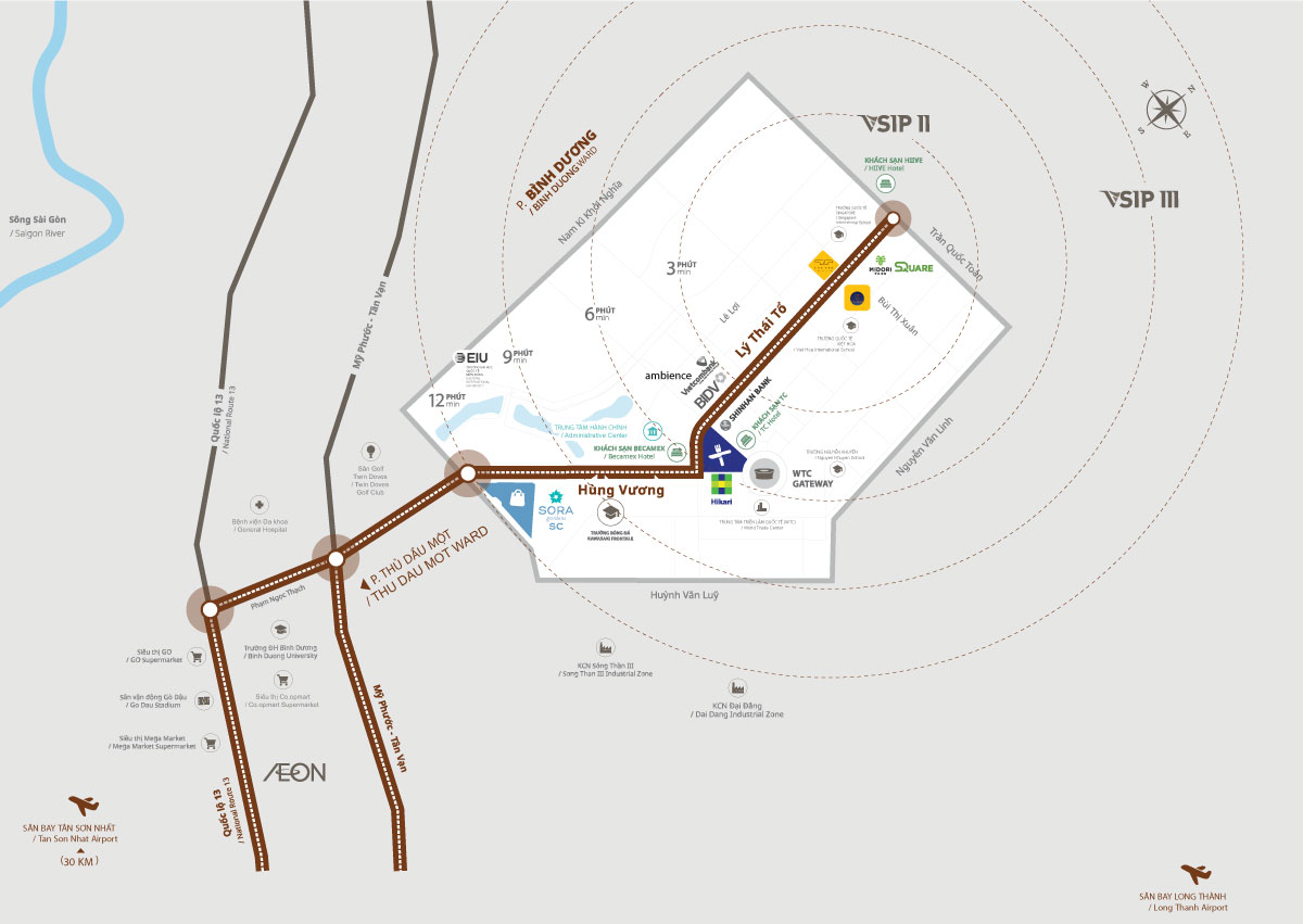 Vì Sao The Nest Bình Dương Midori Park Được Giới Đầu Tư Quan Tâm? 2 vi tri the nest binh duong